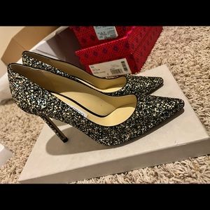 Jimmy Choo romy glitter pumps